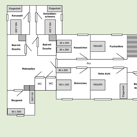 Сasa de vacaciones Backesgarten Für 22 Personen *