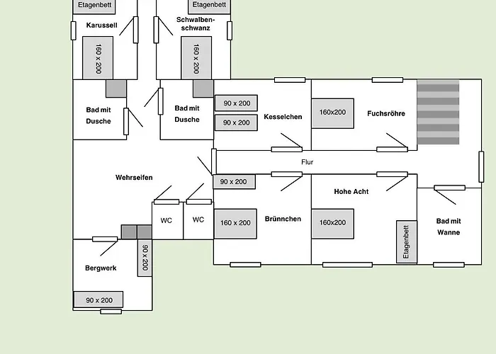 Prázdninový dům Backesgarten Fuer 22 Personen *